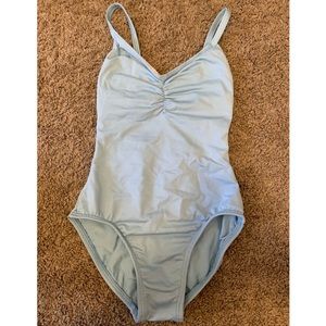 Baby Blue V-Neck Leotard ❄️